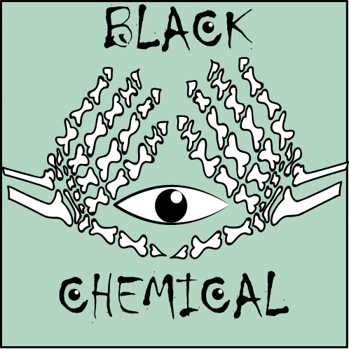 alexlunabrlas black eyes quimica esqueleto GIF