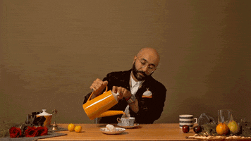 Tea Poetry GIF by Centre-Phi