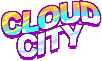 Cloud City Building Sticker by Subcarbon