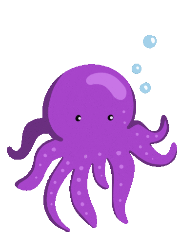 Sea Life Octopus Sticker