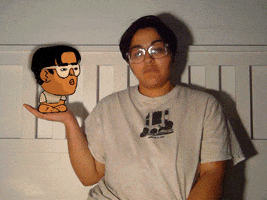 Talking To Myself Back And Forth GIF by Shanti