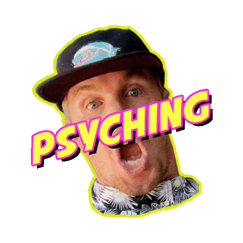Psyching Sticker by Jamie O'Brien