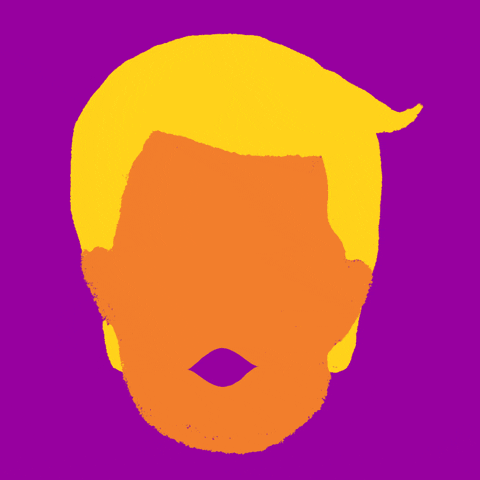 creative-courage blue trump orange 2020 GIF