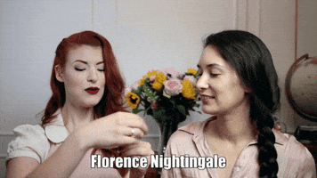 Florence Nightingale Jessica Kellgren Fozard GIF