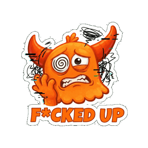 Oh Hell No Wtf Sticker by Momo & Tulus