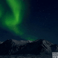northern lights animated gif