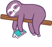 BookSloth Sticker