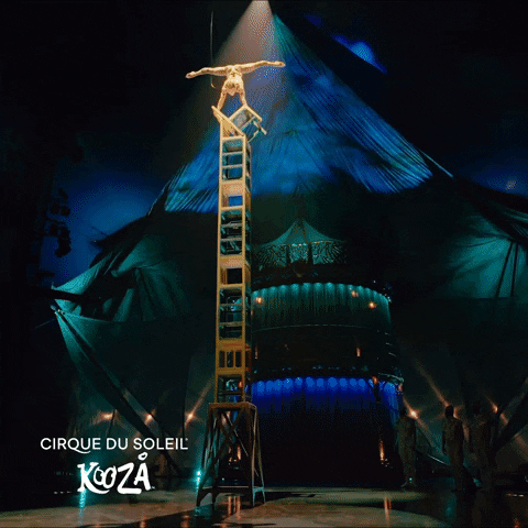 Balancing Act Strength GIF by Cirque du Soleil