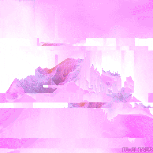 pislices pink loop glitch 3d GIF