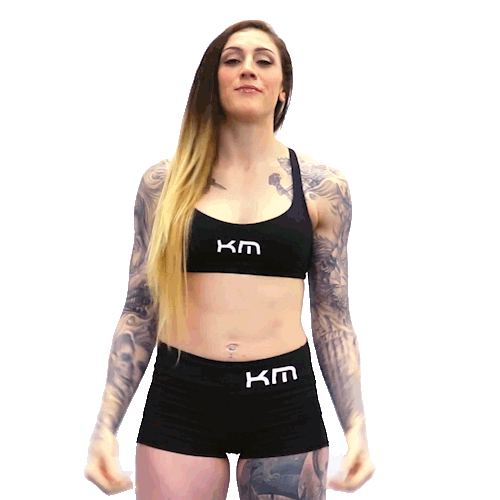 Flex On Them Megan Anderson Sticker by Kaged Muscle