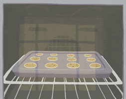 ChloeRey baking rise bake pastry GIF