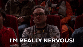 Nervous Season 9 GIF by The Big Bang Theory