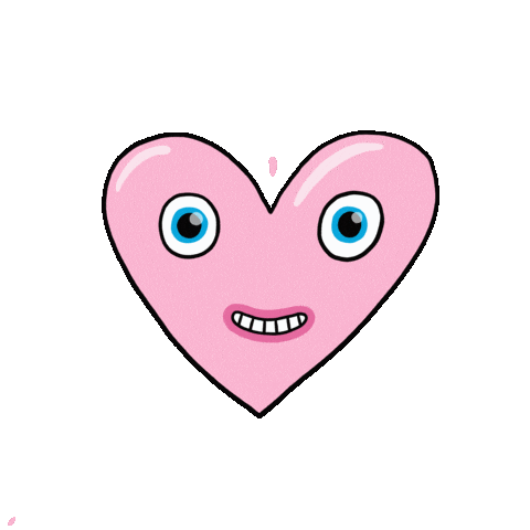 Crazy Heart Love Sticker