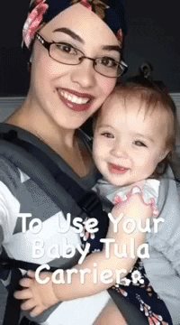 Babywearing Baby Carrier GIF by Baby Tula