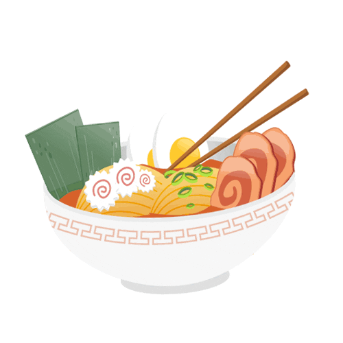 Eating Sticker by Five Folks