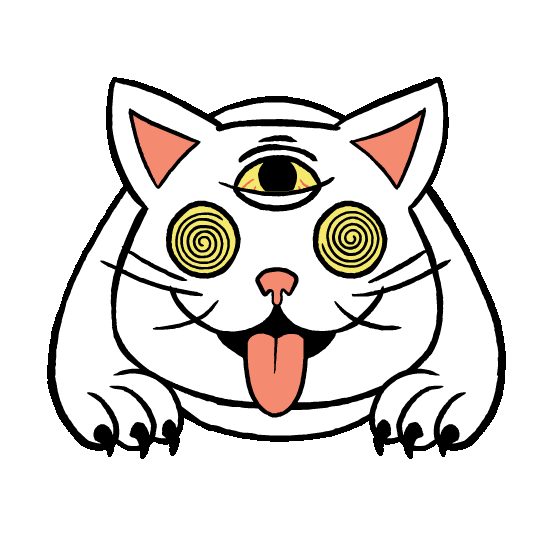 Cat Kitten Sticker by Patrick Passaro