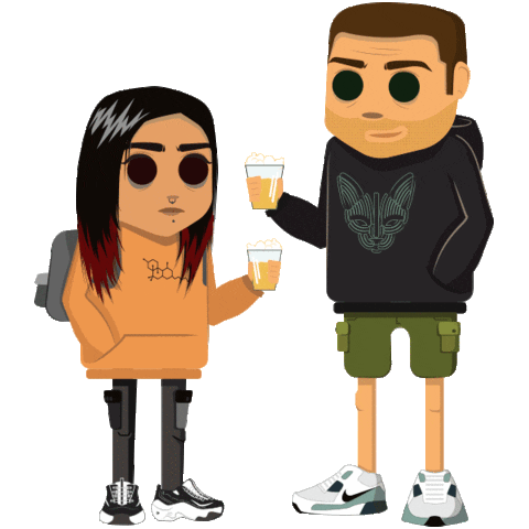 Dog Girl Sticker by vslpu_studio