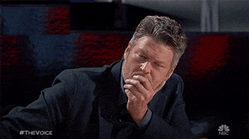 nbcthevoice thinking nod thevoice nbcthevoice GIF