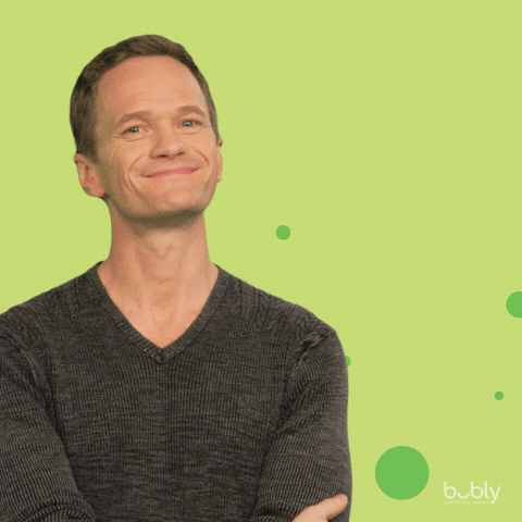 Yeah Right Smile GIF by bubly - Yeah Right Smile GIF by bubly