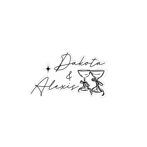 Cheers Wedding Sticker