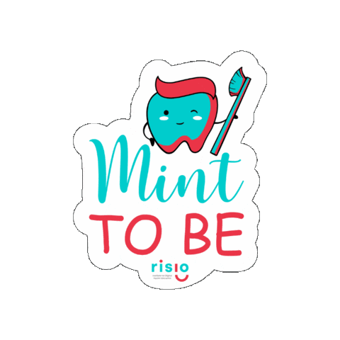 Mint To Be Sticker by Risio Institute