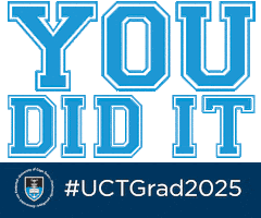 Uct Grad Sticker by University of Cape Town