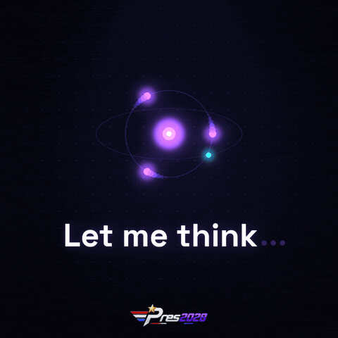 Let Me Think GIF by Pres2028