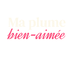 Maplumebienaimée Sticker by Studio L'Emplumé