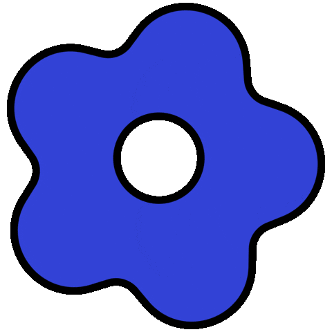 Happy Flower Sticker by ELSE