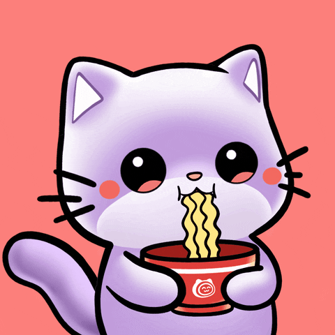 Hungry Cat GIF by Mochimons
