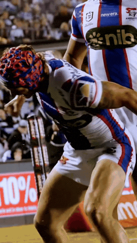 Happy Rugby League GIF by Newcastle Knights