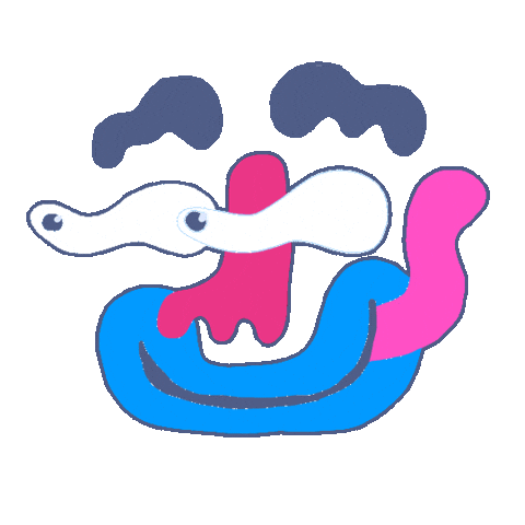 Crazy Eyes Face Sticker