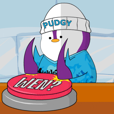 Tired Hurry Up GIF by Pudgy Penguins