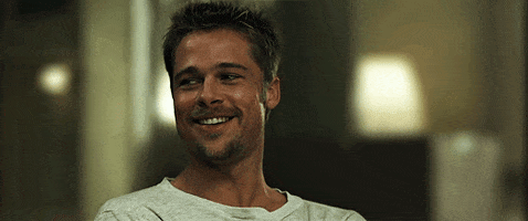 Brad Pitt Smiling GIFs - Get the best GIF on GIPHY