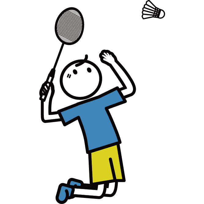 Badminton Sticker