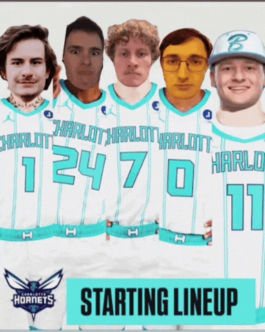 Charlotte Hornets GIF by TodaysSportsHistory