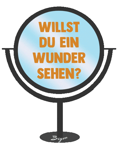 Dann Guck In Den Spiegel Verdammt Sticker by Biyon Kattilathu