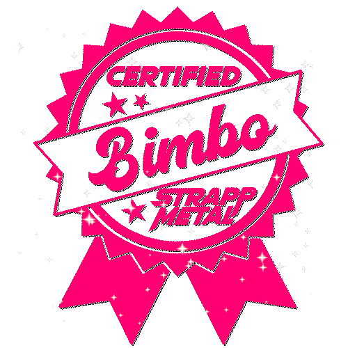 Pink Sparkles Sticker by Strapp Metal