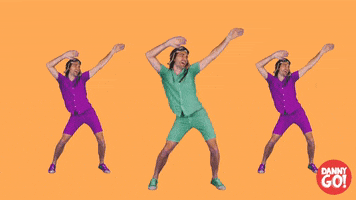 dannygo_official dance dancing celebrate orange GIF