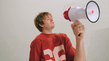 Megaphone Singing GIF by Dayglow