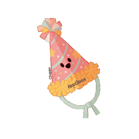 Hat Anniversaire Sticker by Festibox