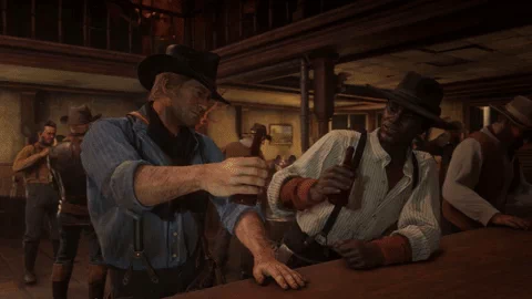 celebrate red dead redemption 2 GIF by Rockstar Games