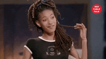 willow smith twirl hair GIF by Red Table Talk
