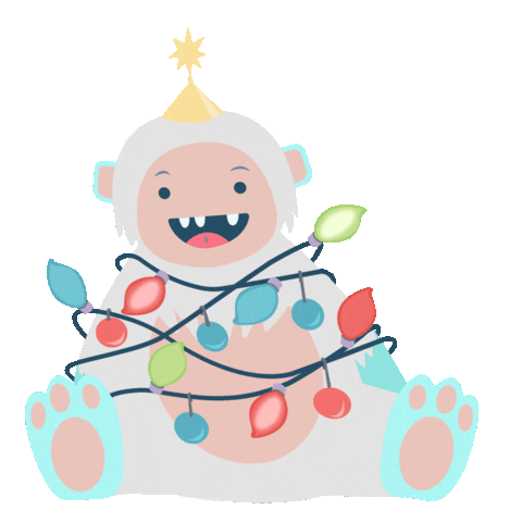 happy merry christmas Sticker by Bare Tree Media