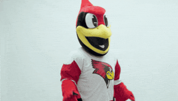 Mascot Reggie GIF by Illinois State University