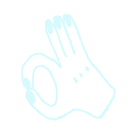 Aurahånd Sticker by AURA_LGBT