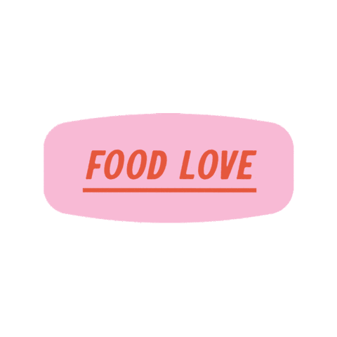 Food Love Sticker
