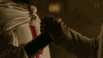 knights templar handshake GIF by HISTORY UK