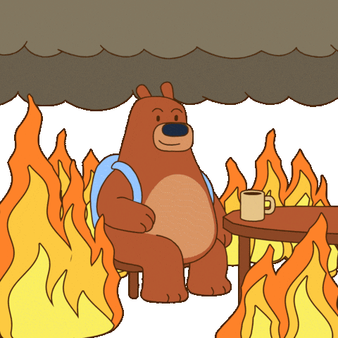 This Is Fine St Patrick GIF by My Neighbor Alice