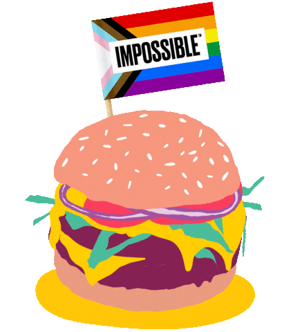Impossible Burger Sticker by Impossible Foods